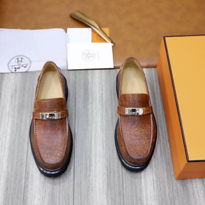 H**mes leather shoes